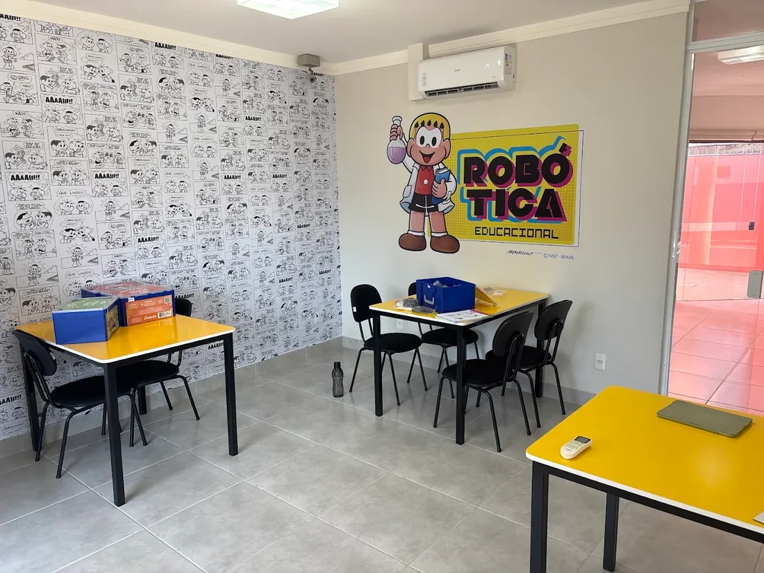 Sala de Robótica Educacional da unidade de Rio Claro